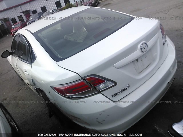 1YVHZ8BH6B5M14006 - 2011 MAZDA 6 I Beyaz fotoğraf 3