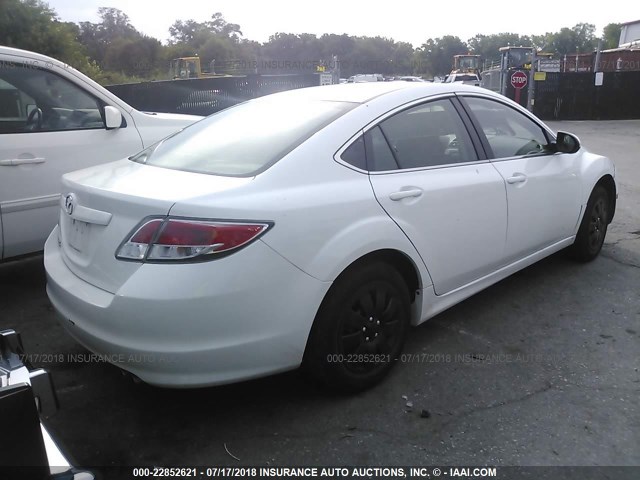 1YVHZ8BH6B5M14006 - 2011 MAZDA 6 I Beyaz fotoğraf 4