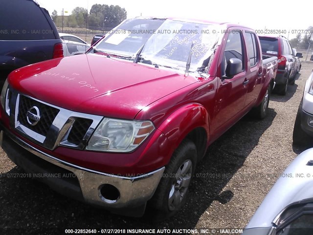 1N6AD09U69C419669 - 2009 NISSAN FRONTIER CREW CAB SE/CREW CAB LE RED photo 2