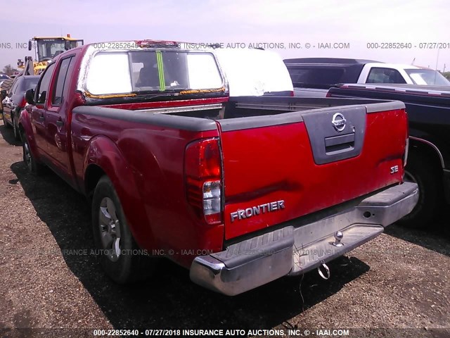 1N6AD09U69C419669 - 2009 NISSAN FRONTIER CREW CAB SE/CREW CAB LE RED photo 3