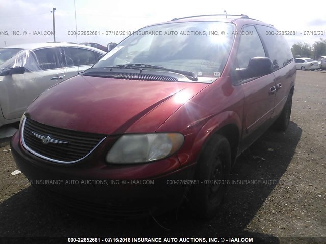 2C4GP44R44R506694 - 2004 CHRYSLER TOWN & COUNTRY LX BURGUNDY photo 2