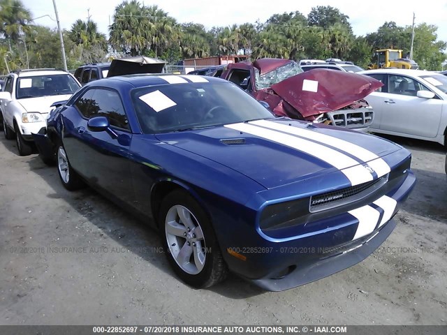 2B3LJ44V59H561506 - 2009 DODGE CHALLENGER SE BLUE photo 1