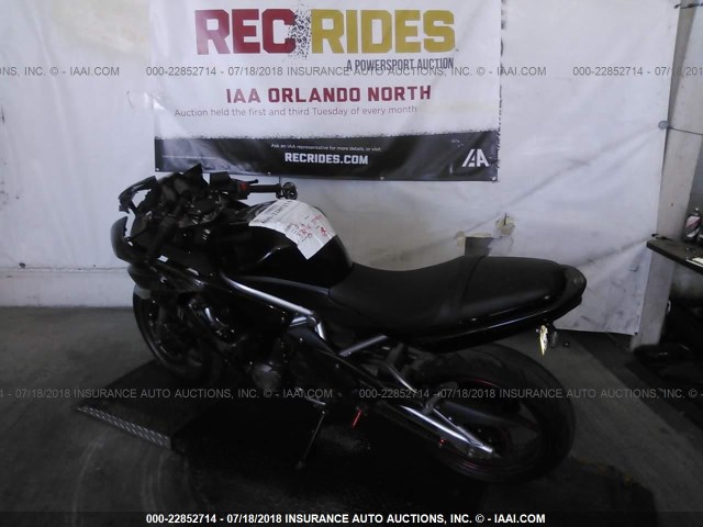 JKAEXEA178A036483 - 2008 KAWASAKI EX650 A Qara foto 3