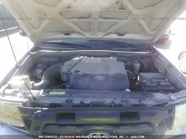 5TEUU42N57Z431613 - 2007 TOYOTA TACOMA ACCESS CAB Silber Foto 10