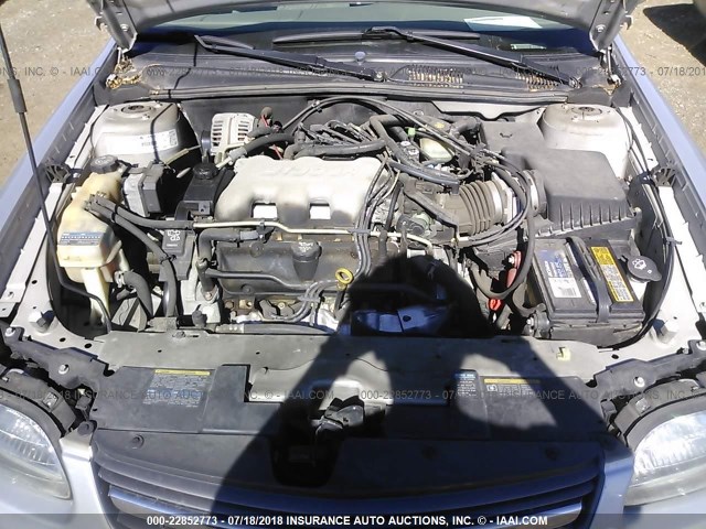 1G1NE52J73M720251 - 2003 CHEVROLET MALIBU LS SILVER photo 10