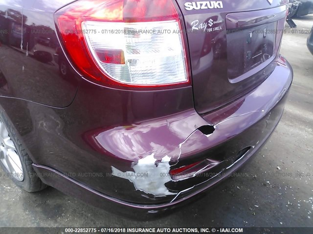 JS2YC417085100648 - 2008 SUZUKI SX4 TOURING PURPLE photo 6