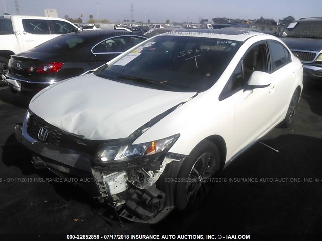19XFB2F93DE276594 - 2013 HONDA CIVIC EXL 白色 照片 2