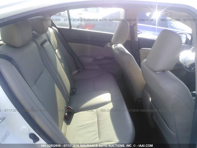 19XFB2F93DE276594 - 2013 HONDA CIVIC EXL 白色 照片 8
