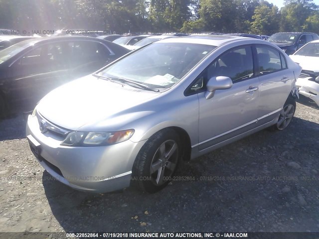 2HGFA16908H338106 - 2008 HONDA CIVIC EXL 银色 照片 2