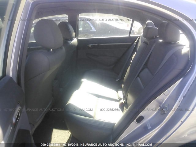 2HGFA16908H338106 - 2008 HONDA CIVIC EXL 银色 照片 8