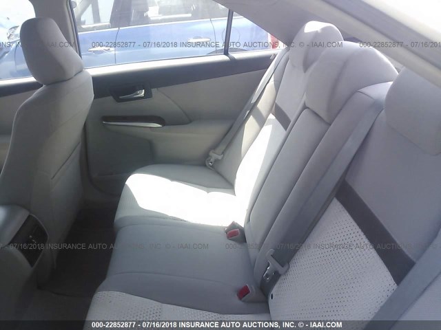 4T4BF1FK7CR271657 - 2012 TOYOTA CAMRY SE/LE/XLE WHITE photo 8