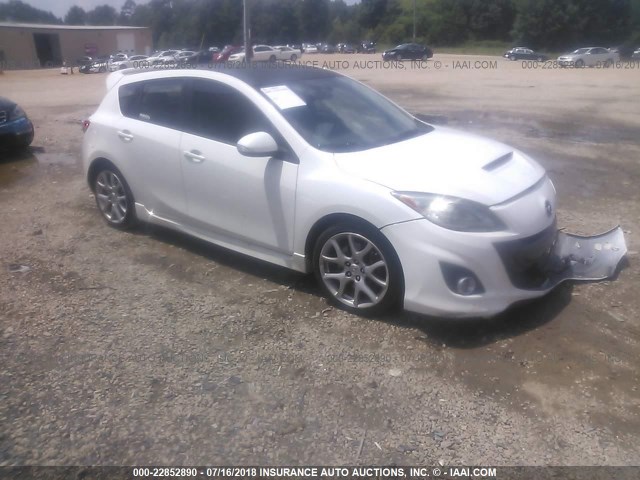 JM1BL1L32C1522543 - 2012 MAZDA SPEED 3 WHITE photo 1