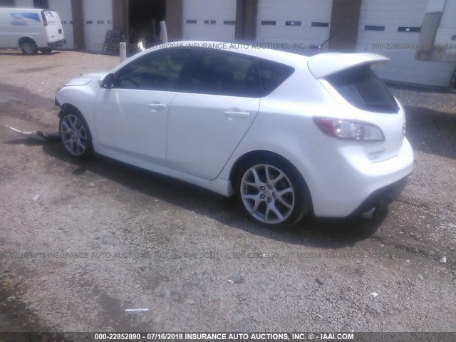 JM1BL1L32C1522543 - 2012 MAZDA SPEED 3 WHITE photo 3