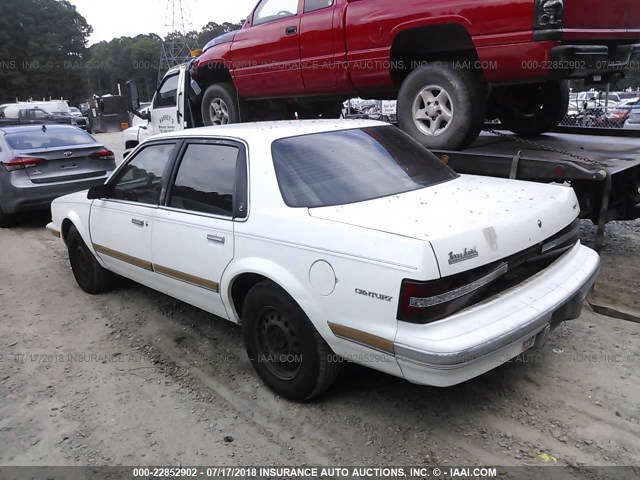 1G4AG554XS6446192 - 1995 BUICK CENTURY SPECIAL WHITE photo 3