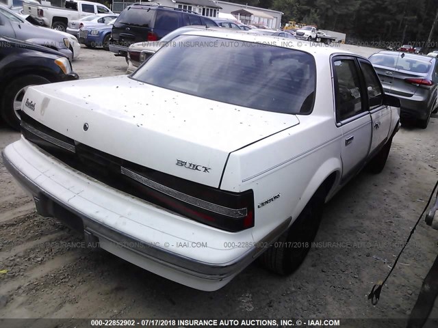 1G4AG554XS6446192 - 1995 BUICK CENTURY SPECIAL WHITE photo 4