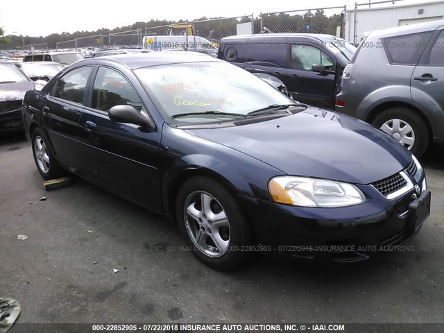 1B3EL46X45N616417 - 2005 DODGE STRATUS SXT Dark Blue photo 1