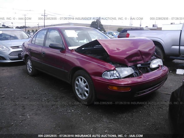 1Y1SK5287SZ034241 - 1995 GEO PRIZM LSI RED photo 1