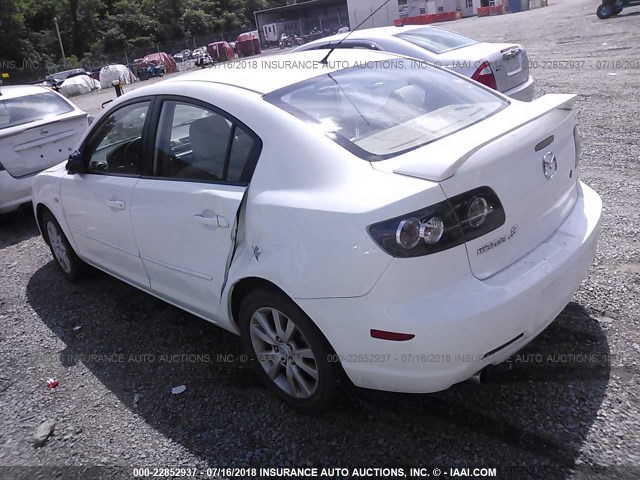 JM1BK32F771745080 - 2007 MAZDA 3 I WHITE photo 3