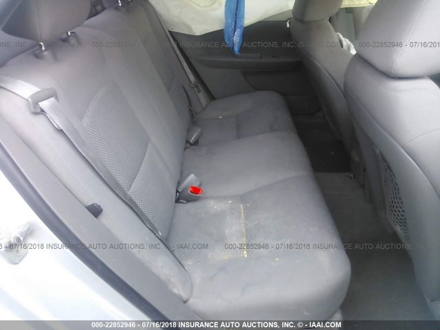 1G1ZA5E08AF193533 - 2010 CHEVROLET MALIBU LS ვერცხლისფერი ფოტო 8