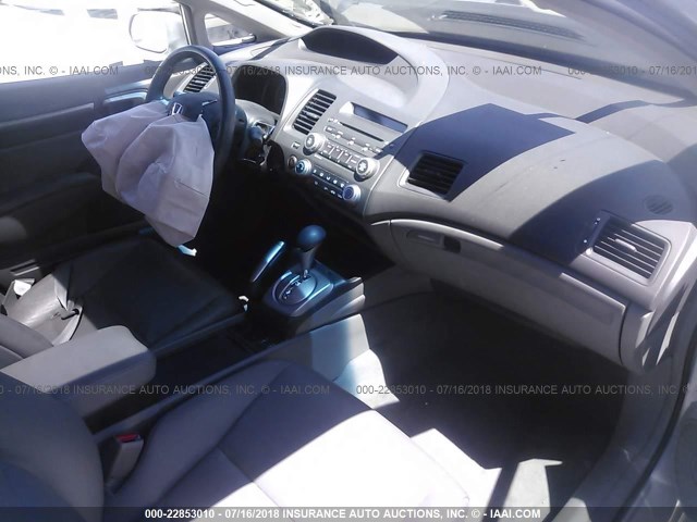 19XFA1F92AE062317 - 2010 HONDA CIVIC EXL GRAY photo 5