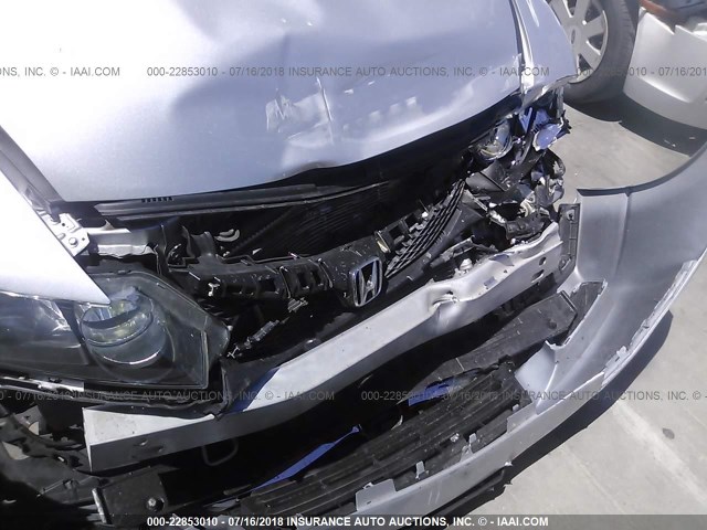 19XFA1F92AE062317 - 2010 HONDA CIVIC EXL GRAY photo 6