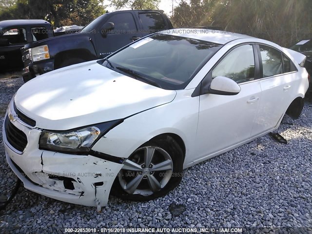 1G1PE5SB5F7170987 - 2015 CHEVROLET CRUZE LT WHITE photo 6