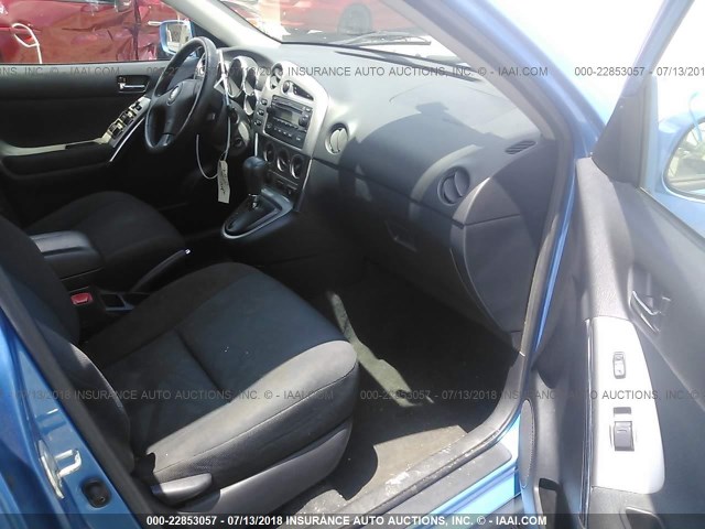2T1KR32E68C718081 - 2008 TOYOTA COROLLA MATRIX XR BLUE photo 5
