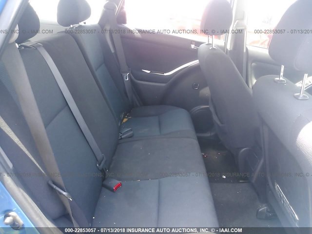 2T1KR32E68C718081 - 2008 TOYOTA COROLLA MATRIX XR BLUE photo 8