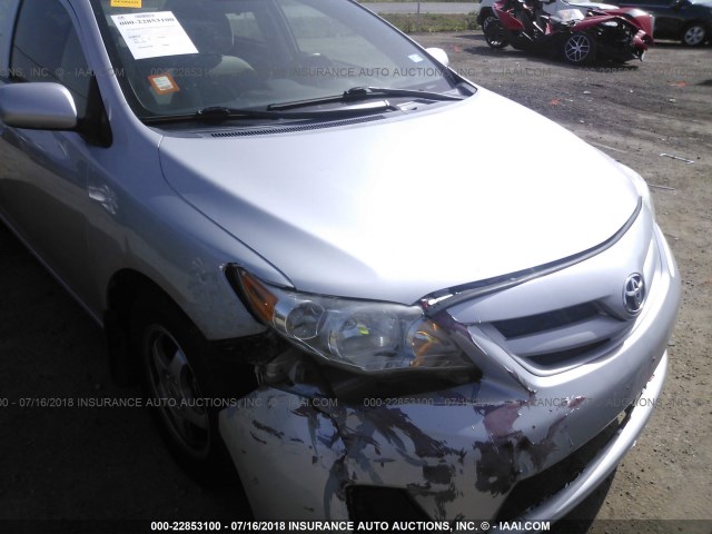 5YFBU4EE8DP182597 - 2013 TOYOTA COROLLA S/LE SILVER photo 6