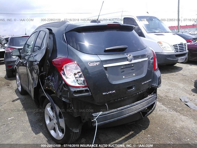 KL4CJBSB9GB619130 - 2016 BUICK ENCORE CONVENIENCE GRAY photo 6