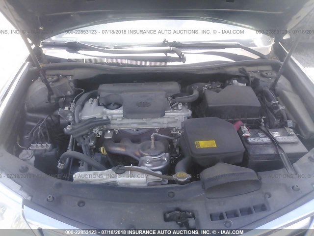 4T4BF1FK2CR270223 - 2012 TOYOTA CAMRY SE/LE/XLE BLUE photo 10