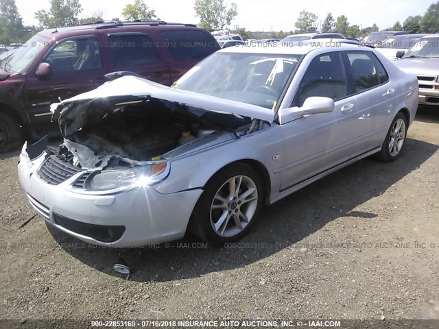 YS3ED49G583512177 - 2008 SAAB 9-5 2.3T SILVER photo 2