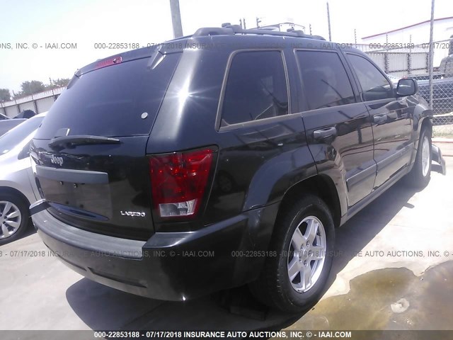 1J4GS48K75C569675 - 2005 JEEP GRAND CHEROKEE LAREDO/COLUMBIA/FREEDOM 黑色 照片 4