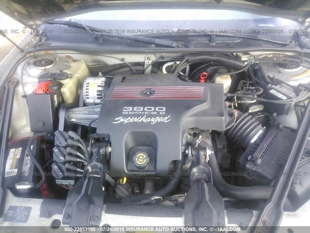 1G2WR1218YF333930 - 2000 PONTIAC GRAND PRIX GTP Gümüş foto 10