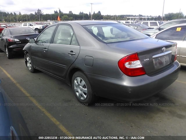 4T1BE32K73U758789 - 2003 TOYOTA CAMRY LE/XLE/SE Gümüş foto 3
