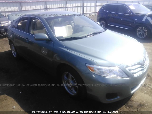 4T1BF3EK9AU545834 - 2010 TOYOTA CAMRY SE/LE/XLE BLUE photo 1