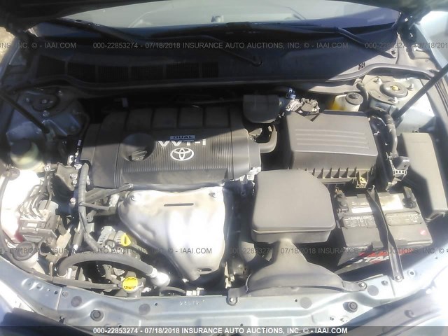 4T1BF3EK9AU545834 - 2010 TOYOTA CAMRY SE/LE/XLE BLUE photo 10