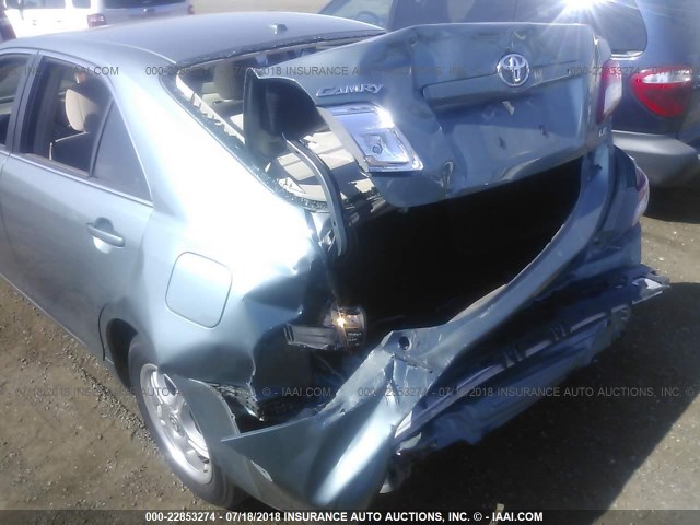4T1BF3EK9AU545834 - 2010 TOYOTA CAMRY SE/LE/XLE BLUE photo 6