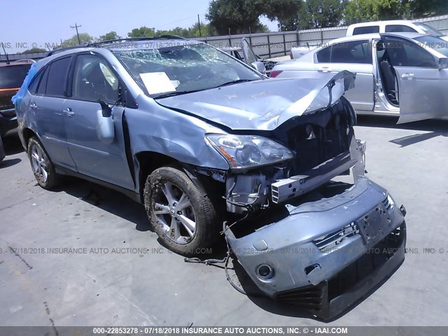 JTJHW31UX82045187 - 2008 LEXUS RX 400H BLUE photo 1