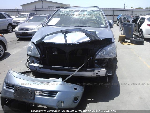 JTJHW31UX82045187 - 2008 LEXUS RX 400H BLUE photo 6