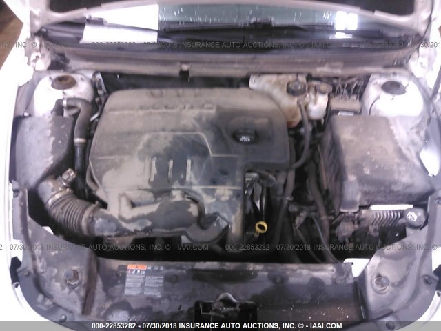 1G1ZC5E07CF328322 - 2012 CHEVROLET MALIBU 1LT თეთრი ფოტო 10