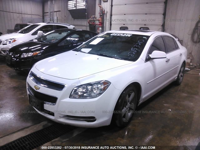 1G1ZC5E07CF328322 - 2012 CHEVROLET MALIBU 1LT თეთრი ფოტო 2