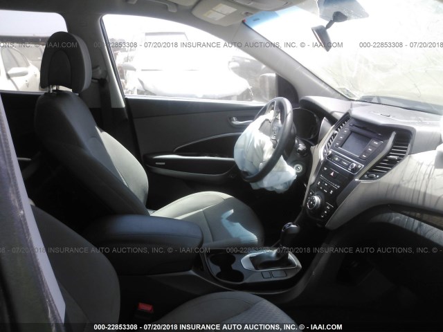 5XYZT3LB4JG527337 - 2018 HYUNDAI SANTA FE SPORT  黑色 照片 5