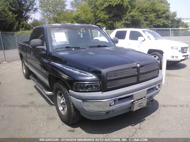 3B7HC13Z8XG116417 - 1999 DODGE RAM 1500 BLACK photo 1