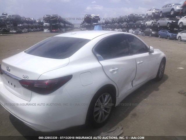 JN1CV7AP0JM240665 - 2018 INFINITI Q50 PURE/LUXE WHITE photo 6