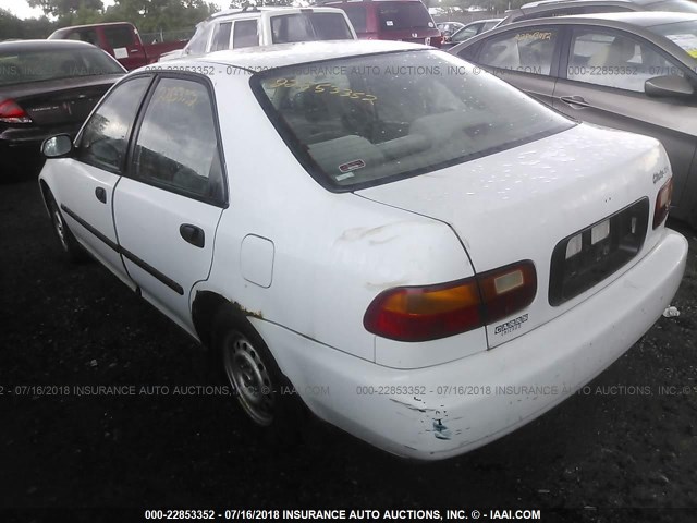 1HGEG8645RL029761 - 1994 HONDA CIVIC DX/LX/SE WHITE photo 3