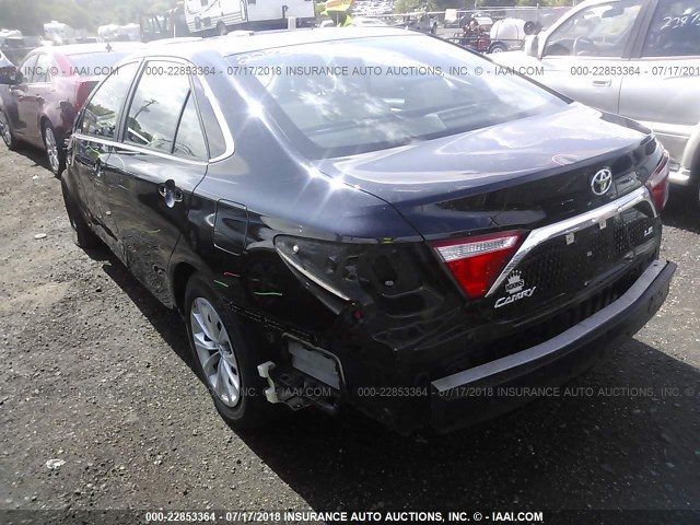 4T4BF1FK2GR545384 - 2016 TOYOTA CAMRY LE/XLE/SE/XSE 黑色 照片 3