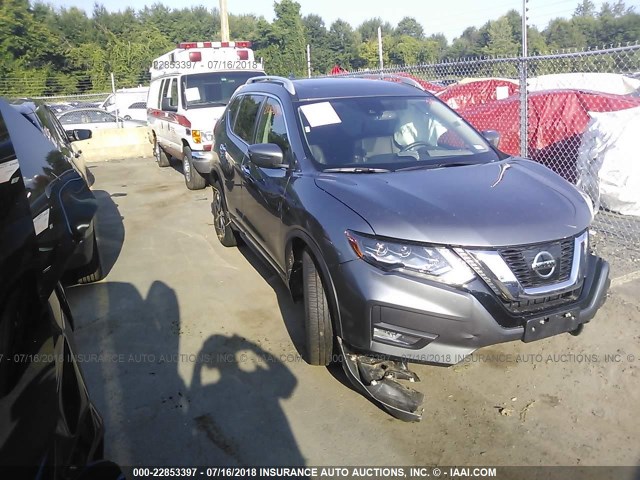 5N1AT2MT2HC884380 - 2017 NISSAN ROGUE S/SL GRAY photo 1