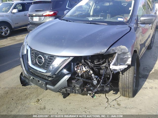 5N1AT2MT2HC884380 - 2017 NISSAN ROGUE S/SL GRAY photo 6