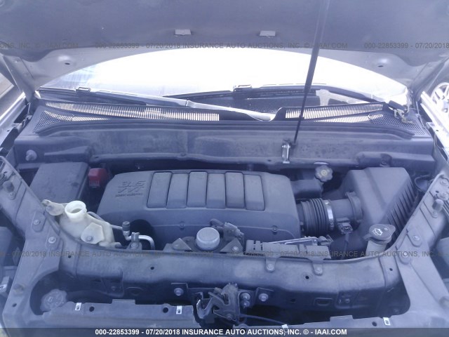 1GKLRMED1AJ116054 - 2010 GMC ACADIA SLT-1 Srebrny zdjęcie 10